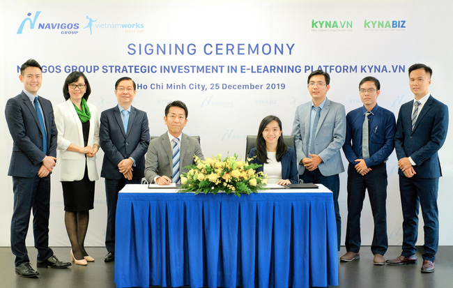 Navigos Group ký kết đầu tư chiến lược vào nền tảng học trực tuyển Kyna.vn