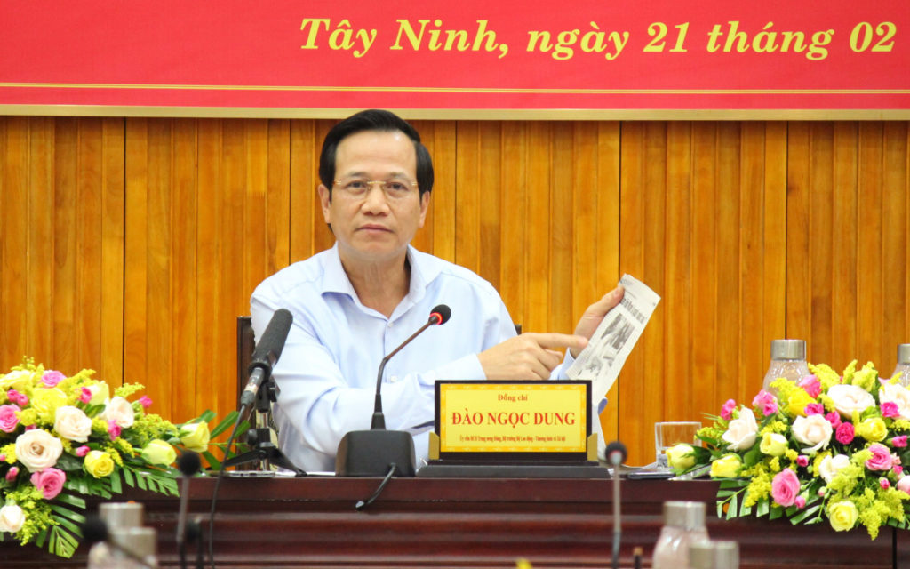 Bộ trưởng Đào Ngọc Dung: Hồ sơ tồn đọng NCC phải cùng nhau giải quyết dứt điểm trước 27/7 năm nay