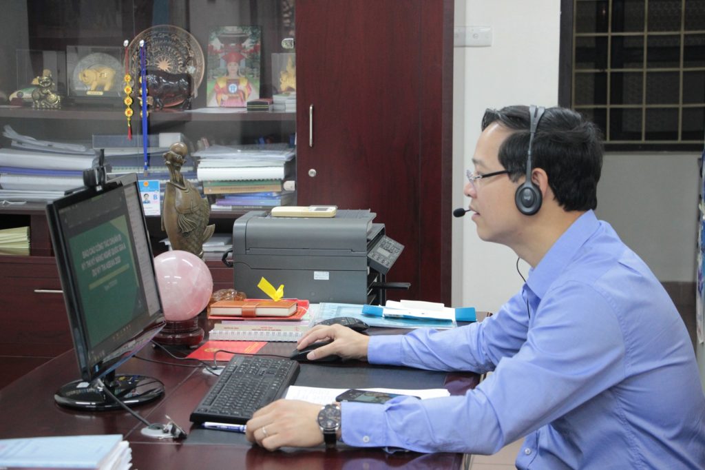 Họp trực tuyến Ban tổ chức thi kỹ năng nghề Việt Nam năm 2020