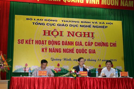 Hội nghị sơ kết hoạt động đánh giá, cấp chứng chỉ kỹ năng nghề quốc gia