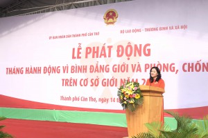 Phát động Tháng hành động vì bình đẳng giới và phòng, chống bạo lực trên cơ sở giới năm 2018