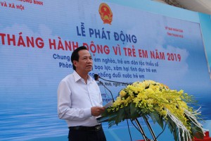Phát động "Tháng hành động vì trẻ em năm 2019"
