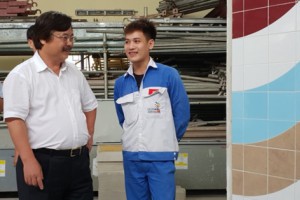 Kiểm tra công tác huấn luyện thí sinh thi tay nghề thế giới