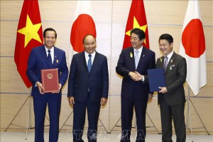 Lễ trao đổi các văn kiện hợp tác Việt Nam - Nhật Bản
