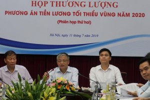 Thống nhất tăng lương tối thiểu vùng năm 2020 lên 5,5%