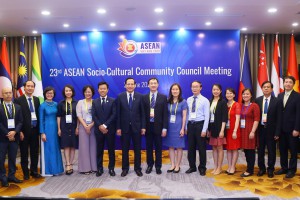Tuyên bố chung cấp Bộ trưởng Cộng đồng Văn hóa Xã hội ASEAN lần thứ 23
