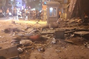 Hà Nội: Gãy thang vận, 4 công nhân rơi từ tầng 7 tử vong