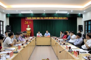 Thứ trưởng Lê Tấn Dũng làm việc với Tổng cục GDNN về thực hiện chương trình công tác năm 2020