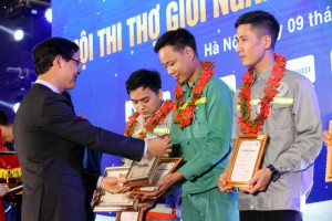 Hội thi Thợ giỏi ngành Xây dựng: 67 thợ giỏi đạt danh hiệu Bàn tay vàng