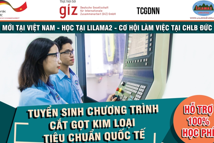 Cơ hội cho nữ sinh muốn học nghề cắt gọt kim loại, làm việc tại Đức: Ra hạn đến 31/1
