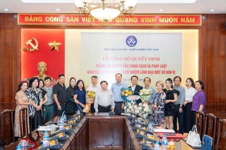 VAVET thành lập Ban Tư vấn Chính sách và Pháp luật GDNN và bổ nhiệm lãnh đạo các đơn vị trực thuộc