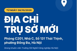 Hiệp hội Giáo dục nghề nghiệp Việt Nam thông báo thay đổi địa chỉ trụ sở