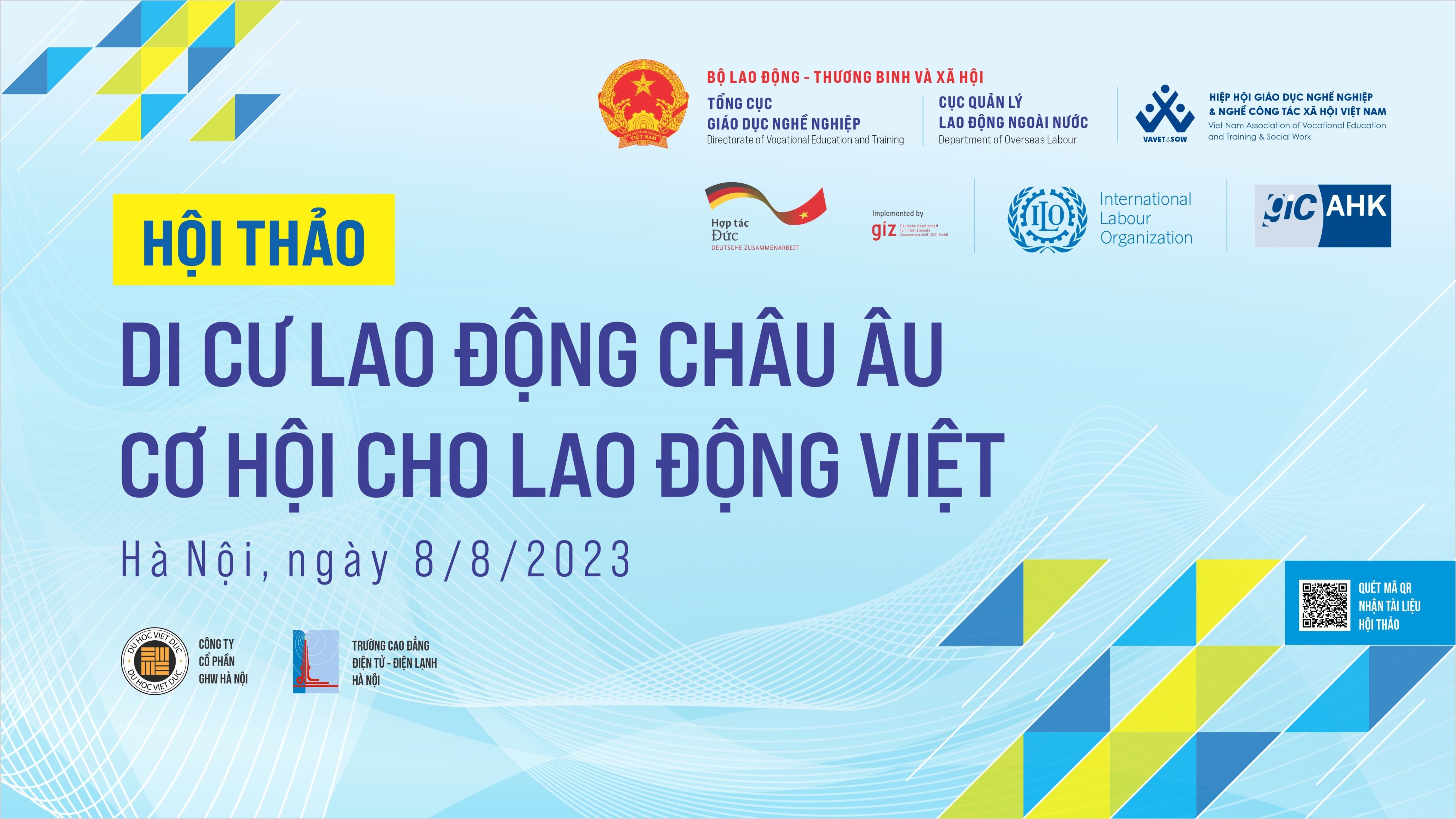 Hội thảo 'Di cư lao động châu Âu và Cơ hội cho lao động Việt Nam'