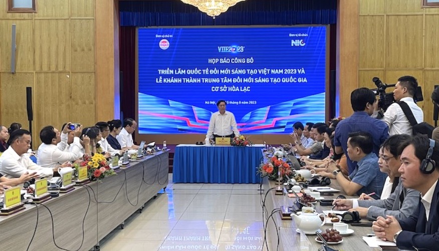 Hơn 300 doanh nghiệp tham dự Triển lãm Quốc tế Đổi mới Sáng tạo Việt Nam 2023