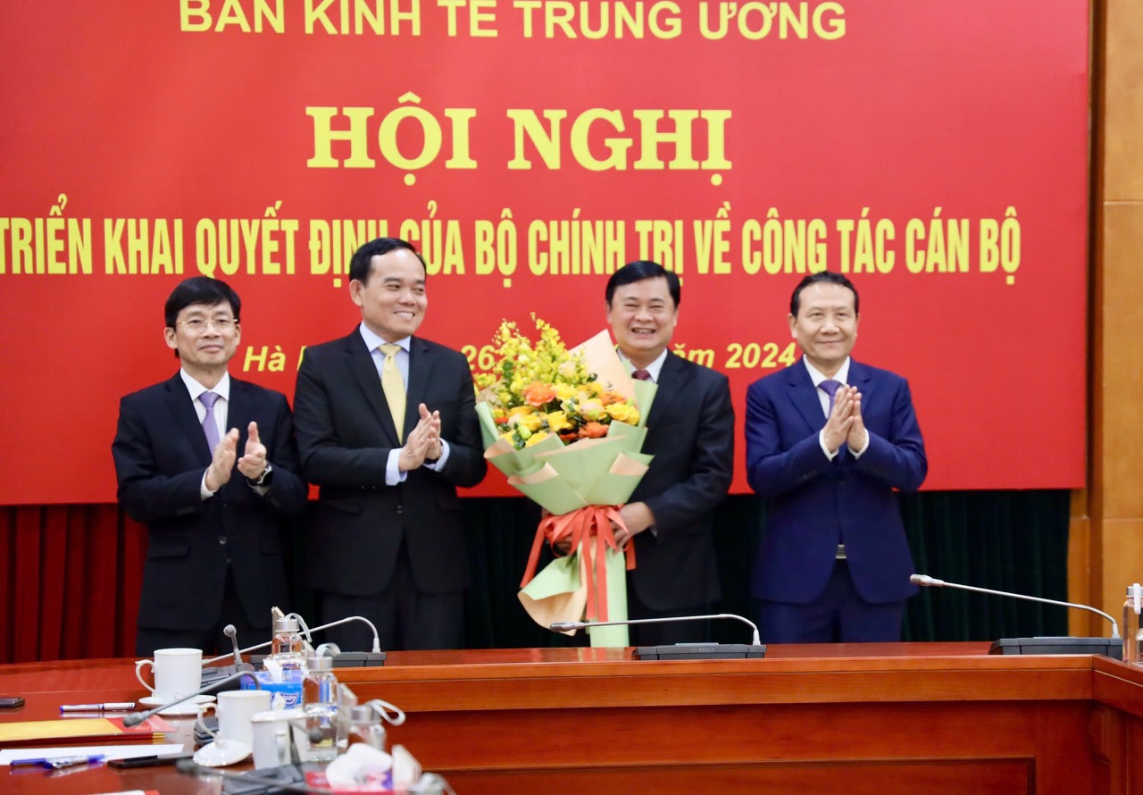 Bộ Chính trị bổ nhiệm đồng chí Thái Thanh Quý giữ chức vụ Phó Trưởng Ban Kinh