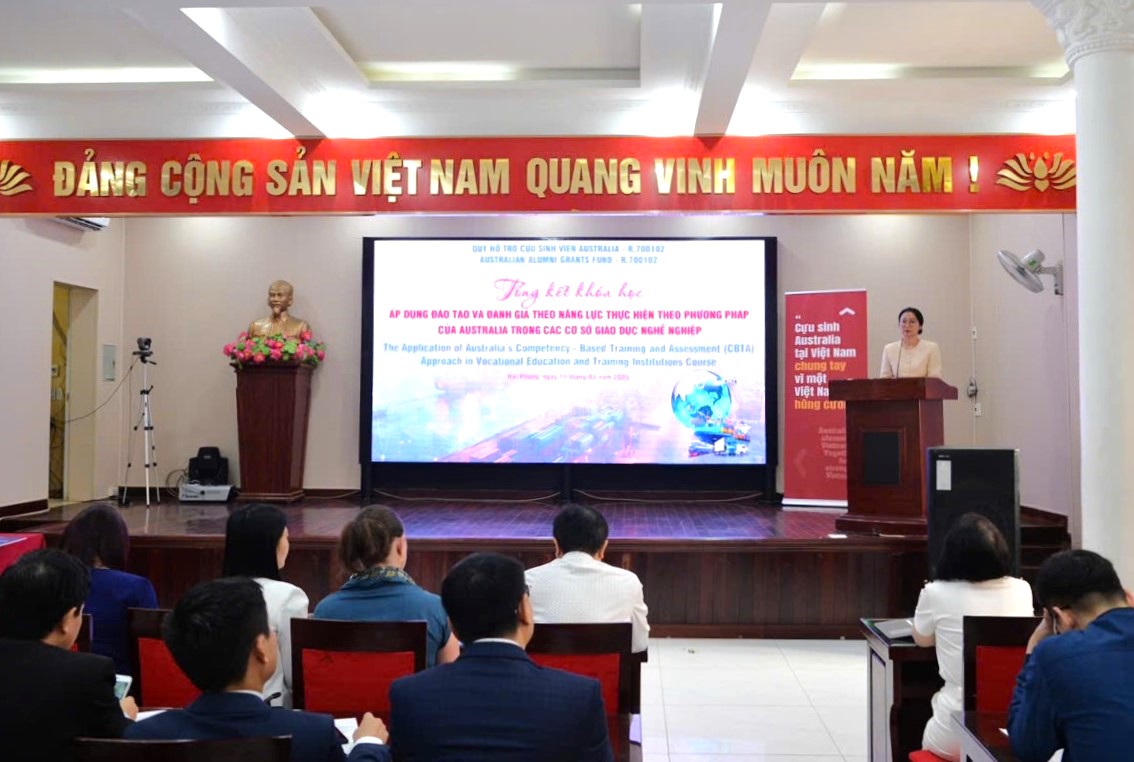 Nhân rộng phương pháp đào tạo, đánh giá năng lực theo mô hình của Úc trong GDNN tại Việt Nam