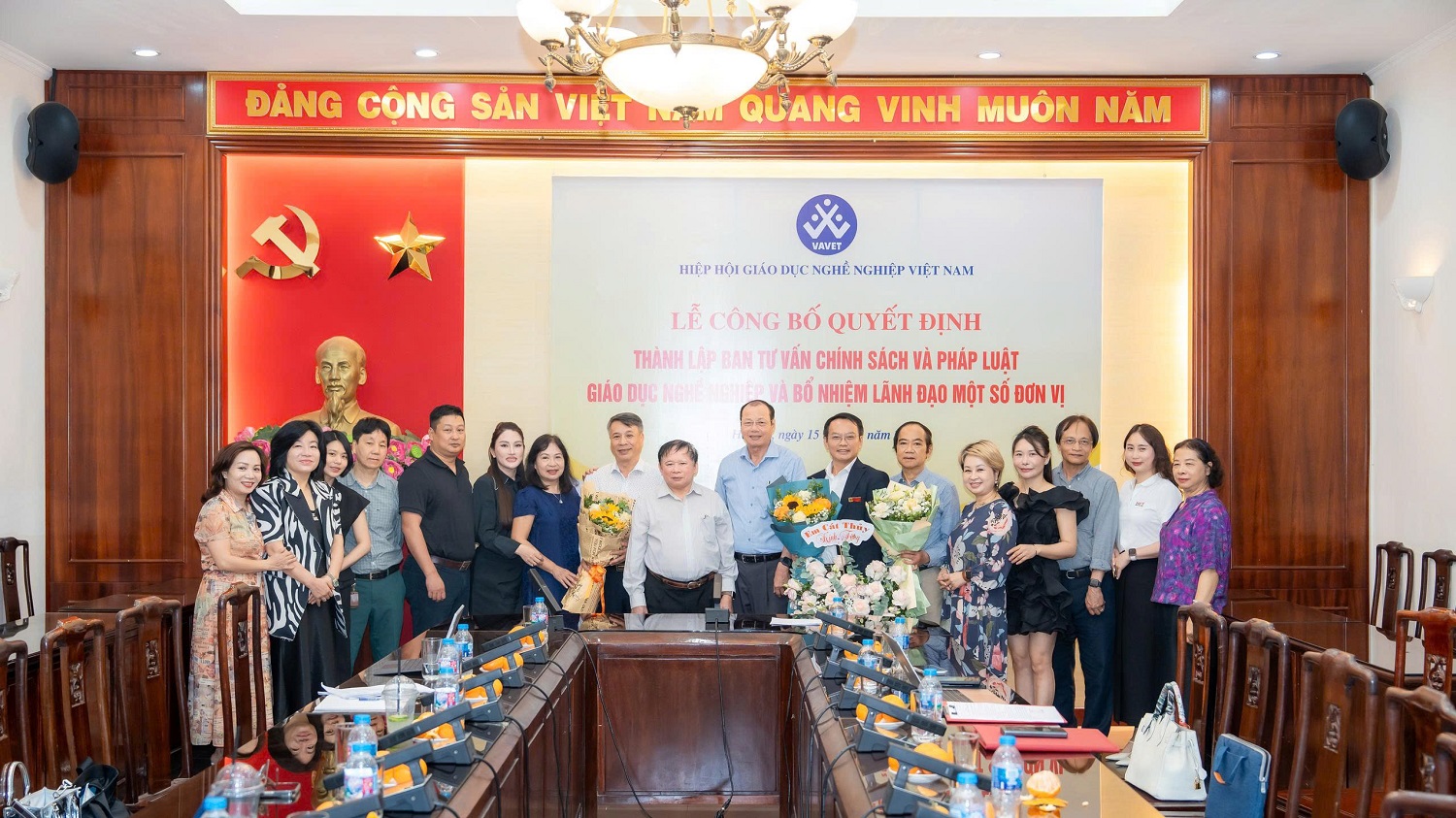 VAVET thành lập Ban Tư vấn Chính sách và Pháp luật GDNN và bổ nhiệm lãnh đạo các đơn vị trực thuộc